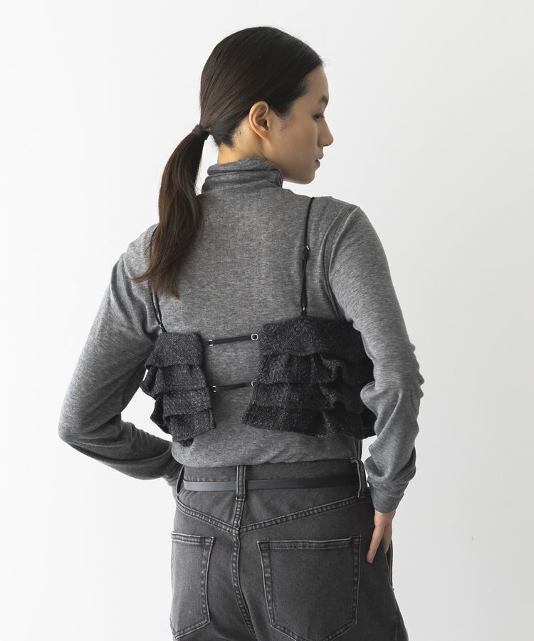 GARAGE OF GOOD CLOTHING「ツィードティアードフリルビスチェ」|ベスト・ジレ|