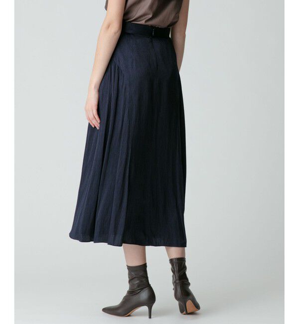 allureville「カッセンデニムサイドギャザースカート」|スカート|