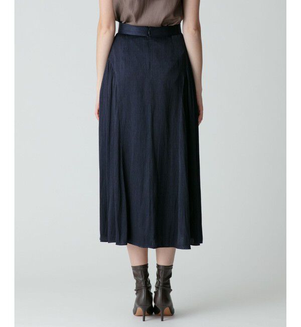 allureville「カッセンデニムサイドギャザースカート」|スカート|