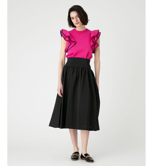 LOULOU WILLOUGHBY「【LOULOU WILLOUGHBY】ゼリージュジャガードスカート」|スカート|