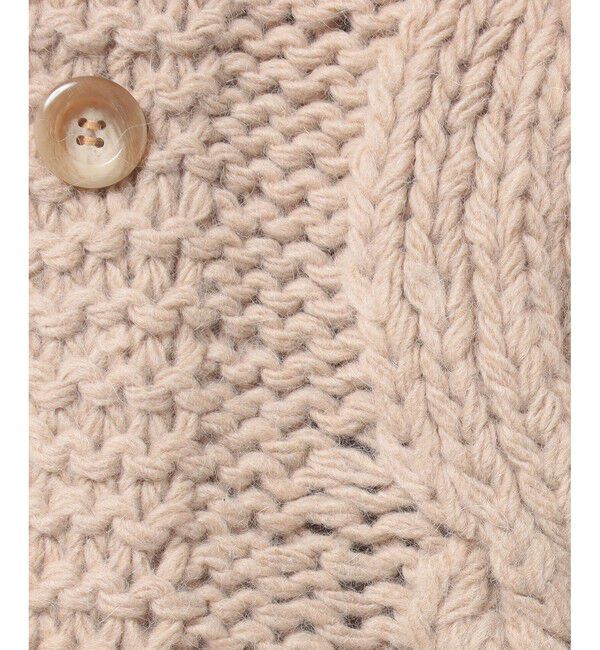 allureville「ビッグケーブルハンドニットカーディガン」|カーディガン|