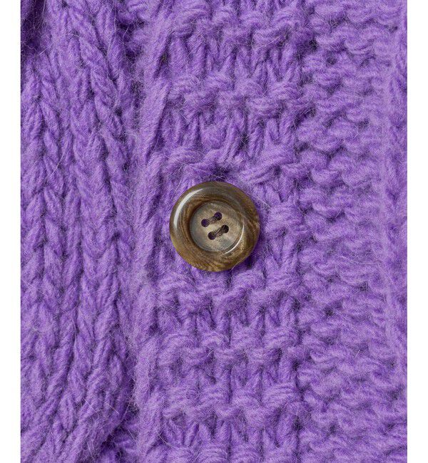 allureville「ビッグケーブルハンドニットカーディガン」|カーディガン|