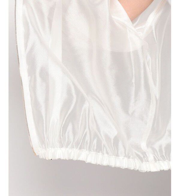 LOULOU WILLOUGHBY「【LOULOU WILLOUGHBY】シルクグローリーブルゾン」|ブルゾン・スタジャン|