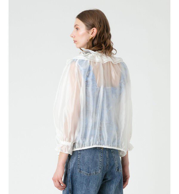 LOULOU WILLOUGHBY「【LOULOU WILLOUGHBY】シルクグローリーブルゾン」|ブルゾン・スタジャン|