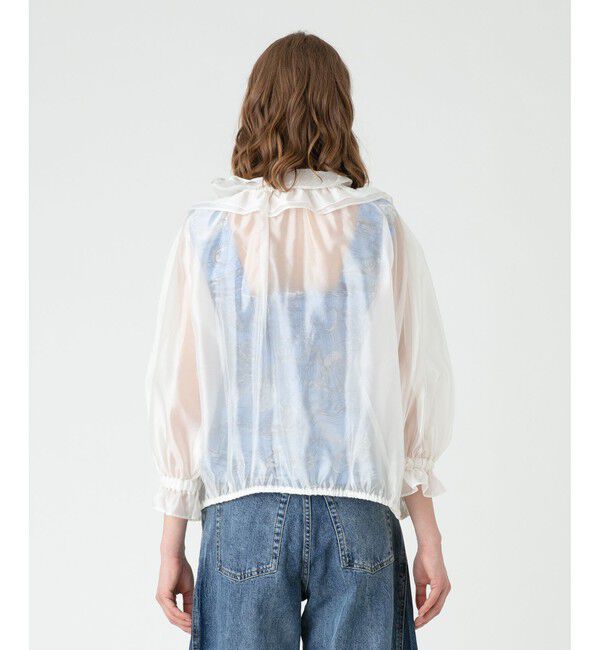 LOULOU WILLOUGHBY「【LOULOU WILLOUGHBY】シルクグローリーブルゾン」|ブルゾン・スタジャン|