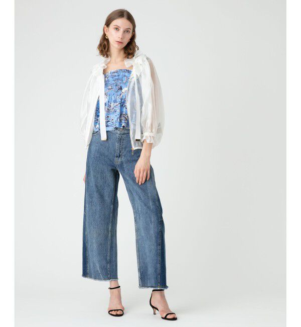 LOULOU WILLOUGHBY「【LOULOU WILLOUGHBY】シルクグローリーブルゾン」|ブルゾン・スタジャン|