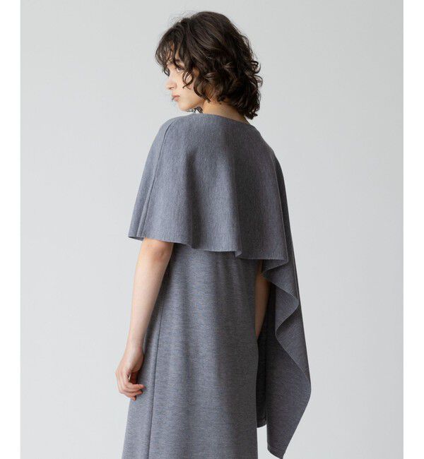 allureville「ハイツイストウールアシメケープ」|ニット・セーター|