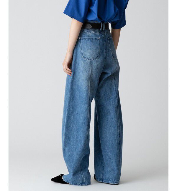 allureville「ラインデニムパンツ」|デニム|