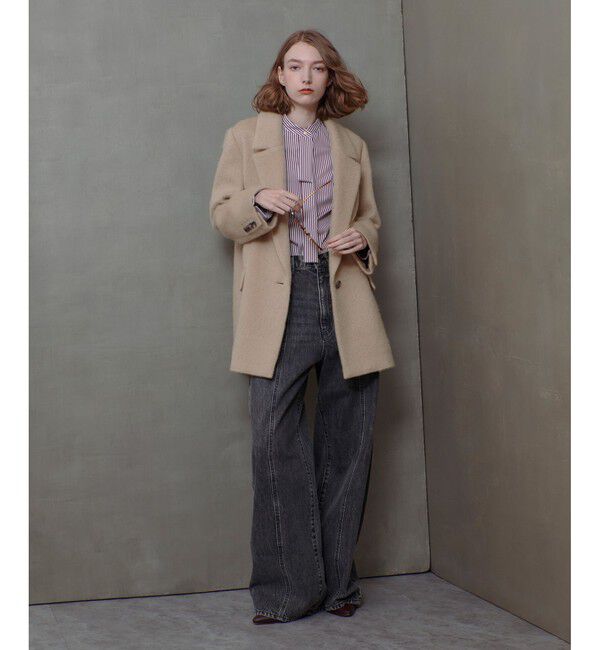 allureville「ラインデニムパンツ」|デニム|