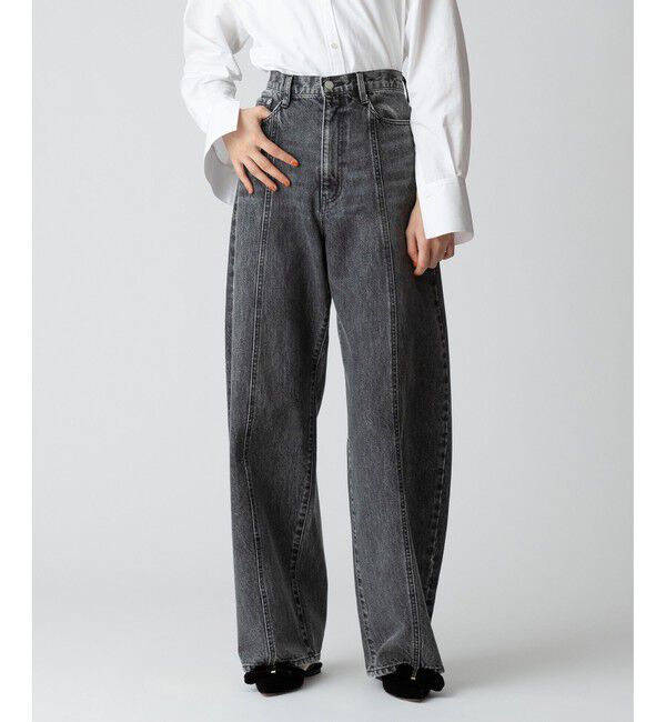 allureville「ラインデニムパンツ」|デニム|