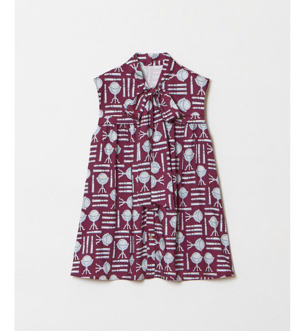 LOULOU WILLOUGHBY「【LOULOU WILLOUGHBY】グローブプリント ブラウス」|シャツ・ブラウス|