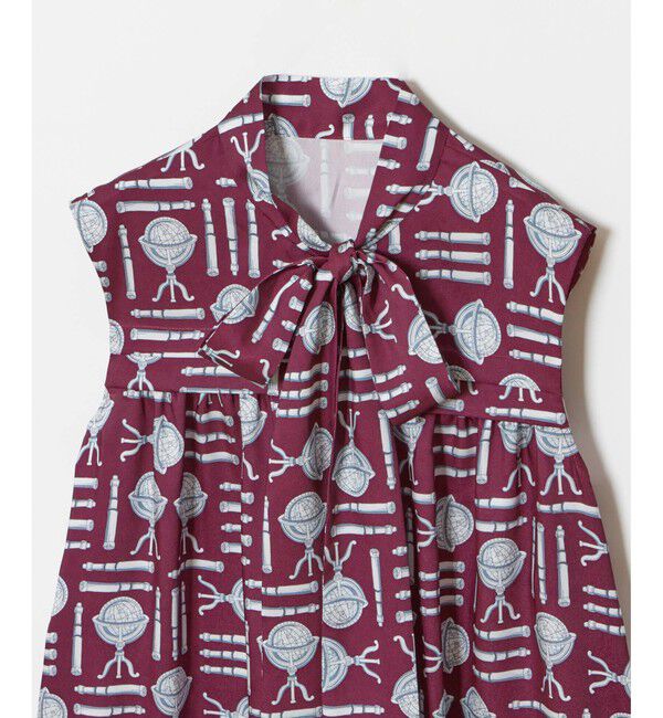 LOULOU WILLOUGHBY「【LOULOU WILLOUGHBY】グローブプリント ブラウス」|シャツ・ブラウス|