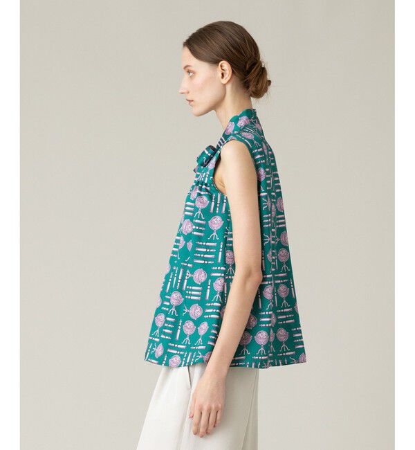 LOULOU WILLOUGHBY「【LOULOU WILLOUGHBY】グローブプリント ブラウス」|シャツ・ブラウス|