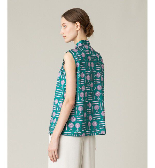 LOULOU WILLOUGHBY「【LOULOU WILLOUGHBY】グローブプリント ブラウス」|シャツ・ブラウス|