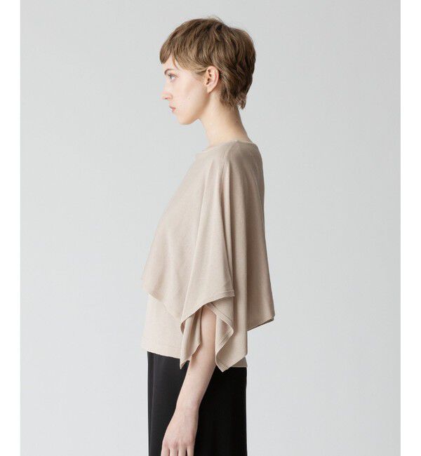 allureville「ケープスリーブ プルオーバー」|ニット・セーター|