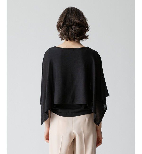 allureville「ケープスリーブ プルオーバー」|ニット・セーター|