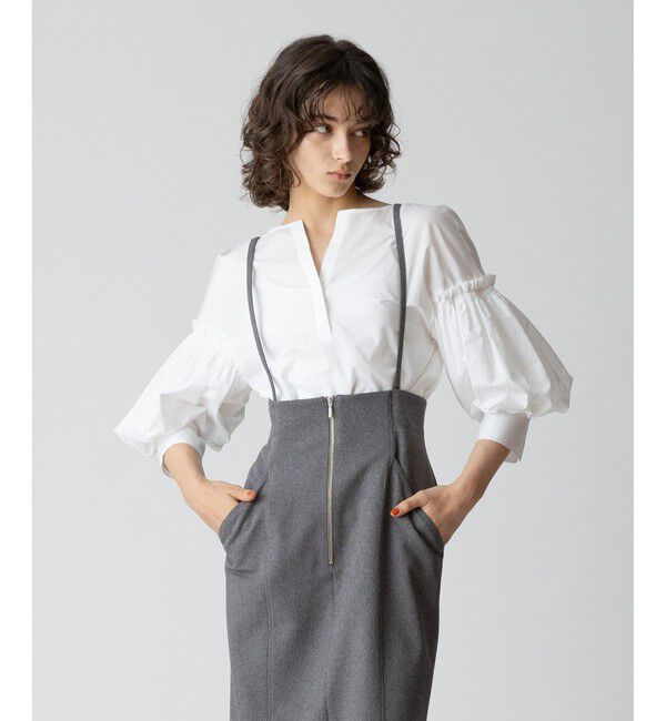 allureville「パフギャザースリーブブラウス」|シャツ・ブラウス|