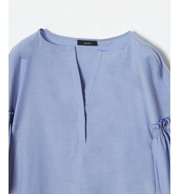 allureville「パフギャザースリーブブラウス」|シャツ・ブラウス|