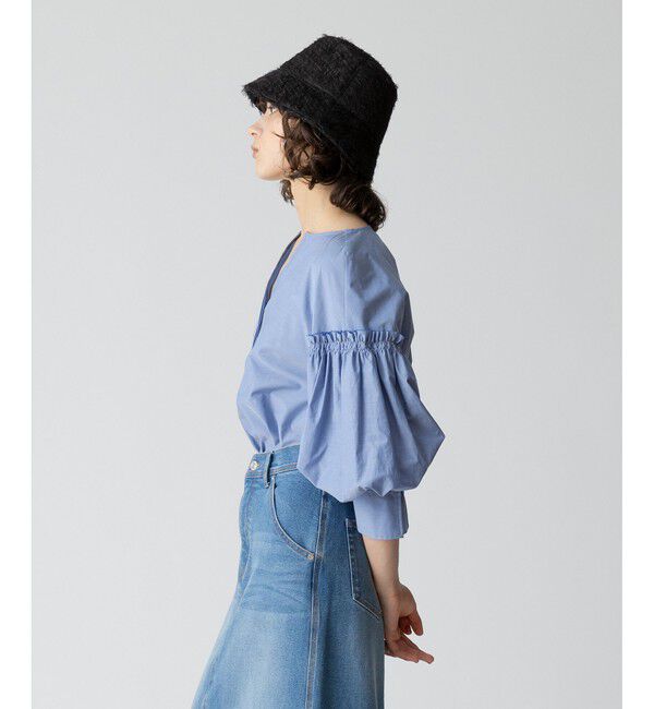 allureville「パフギャザースリーブブラウス」|シャツ・ブラウス|