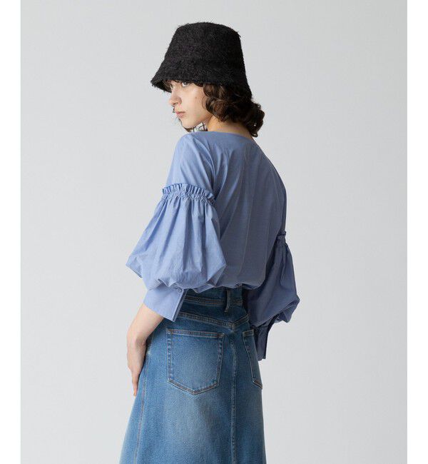 allureville「パフギャザースリーブブラウス」|シャツ・ブラウス|