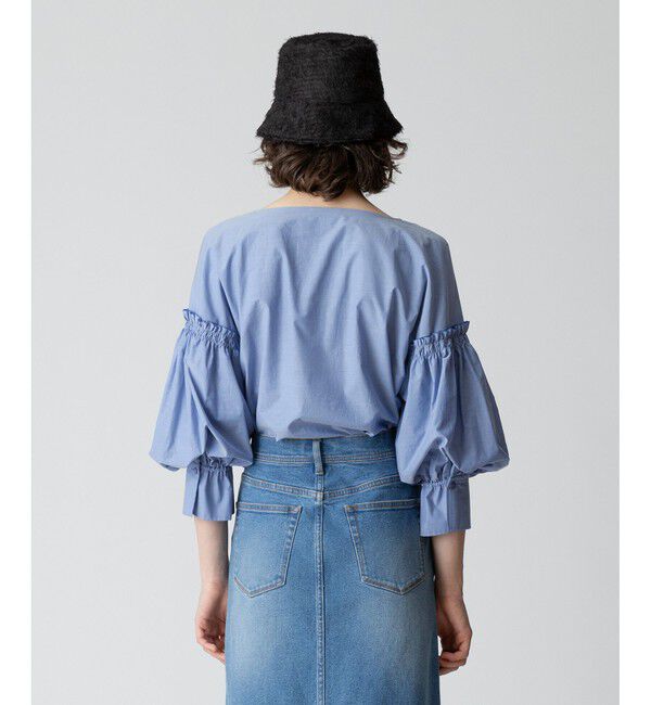 allureville「パフギャザースリーブブラウス」|シャツ・ブラウス|