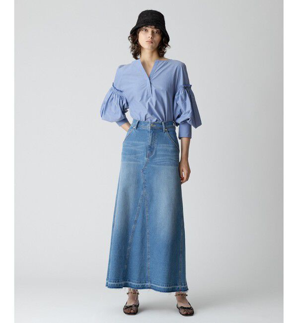 allureville「パフギャザースリーブブラウス」|シャツ・ブラウス|