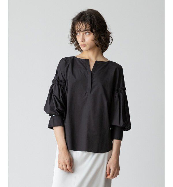 allureville「パフギャザースリーブブラウス」|シャツ・ブラウス|