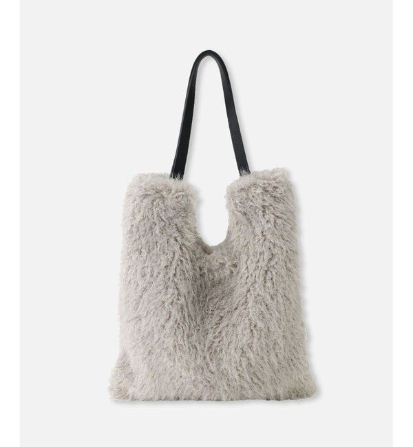 allureville「フェイクファートートバッグ」|ショルダー・メッセンジャー|