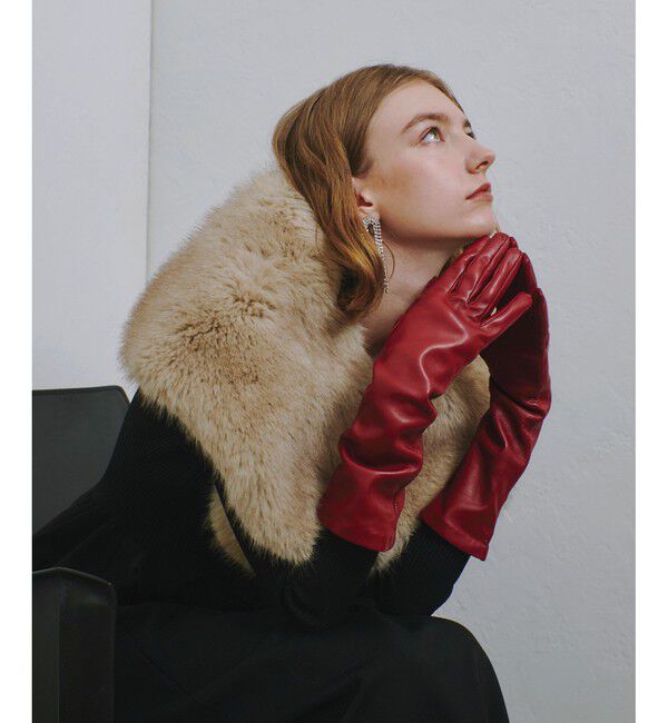 allureville「フェイクフォックス2WAYストール」|ストール|