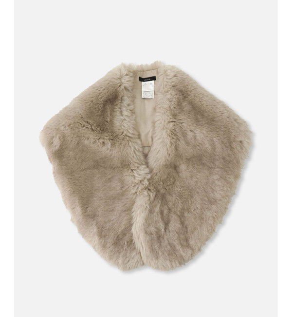 allureville「フェイクフォックス2WAYストール」|ストール|