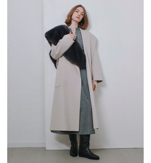 allureville「フェイクフォックス2WAYストール」|ストール|