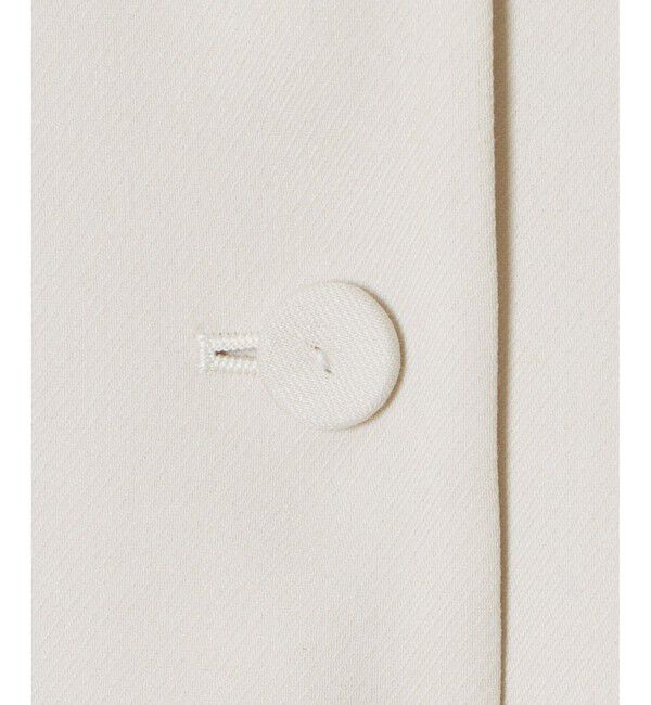 LOULOU WILLOUGHBY「【LOULOU WILLOUGHBY】カルゼペプラムジャケット」|ノーカラージャケット|