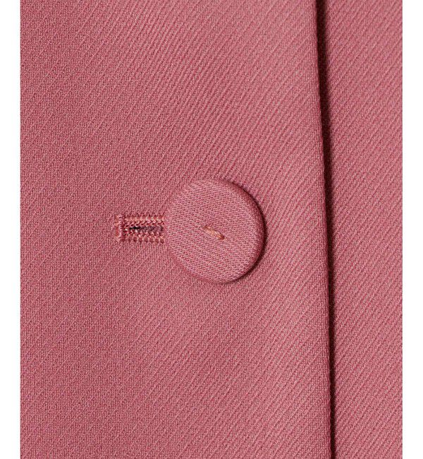 LOULOU WILLOUGHBY「【LOULOU WILLOUGHBY】カルゼペプラムジャケット」|ノーカラージャケット|