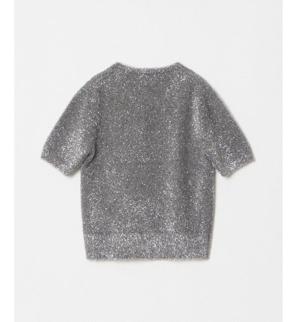 allureville「ショートシャギーラメプルオーバー」|ニット・セーター|