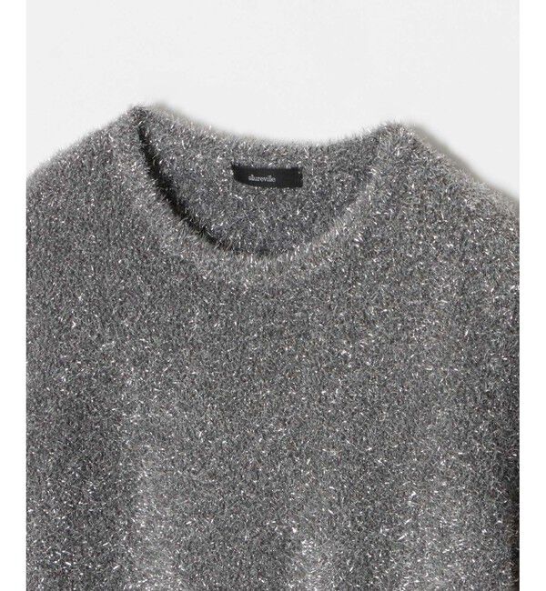 allureville「ショートシャギーラメプルオーバー」|ニット・セーター|