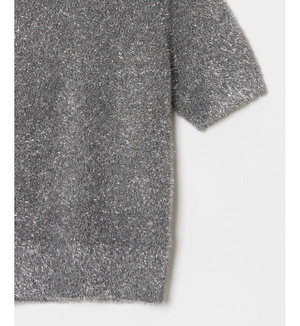 allureville「ショートシャギーラメプルオーバー」|ニット・セーター|