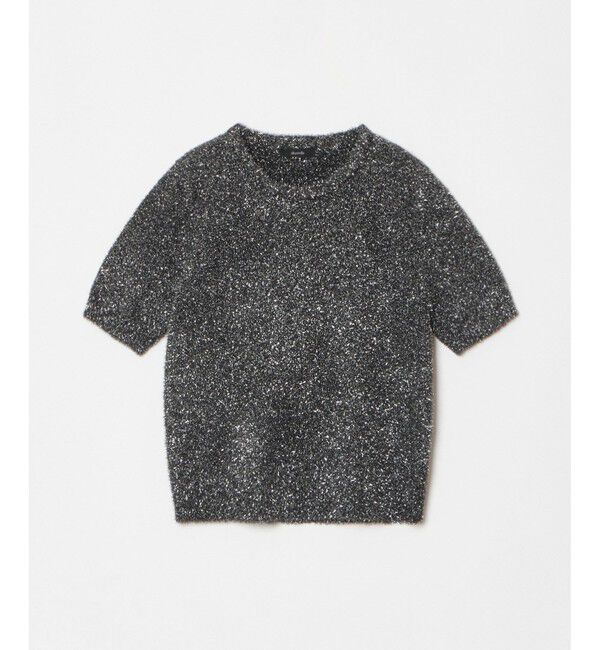 allureville「ショートシャギーラメプルオーバー」|ニット・セーター|