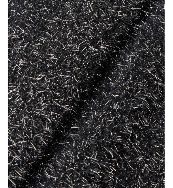 allureville「ショートシャギーラメプルオーバー」|ニット・セーター|