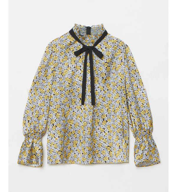 allureville「プチフルールプリントブラウス」|シャツ・ブラウス|