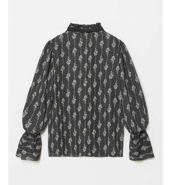 allureville「プチフルールプリントブラウス」|シャツ・ブラウス|