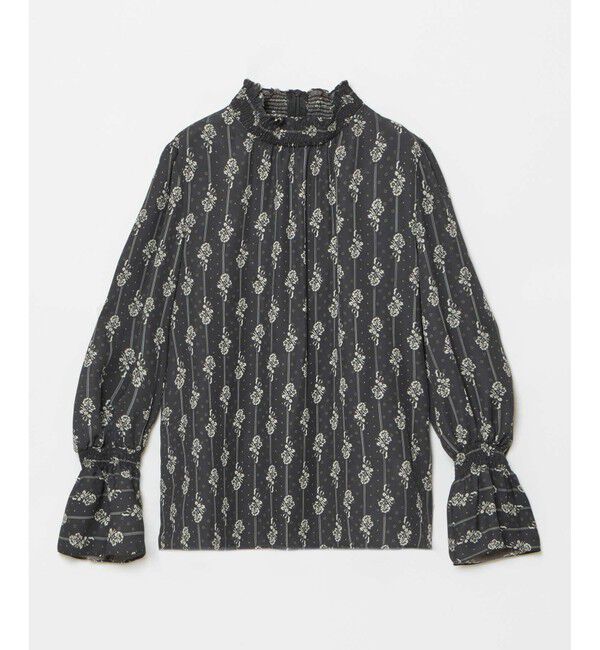 allureville「プチフルールプリントブラウス」|シャツ・ブラウス|