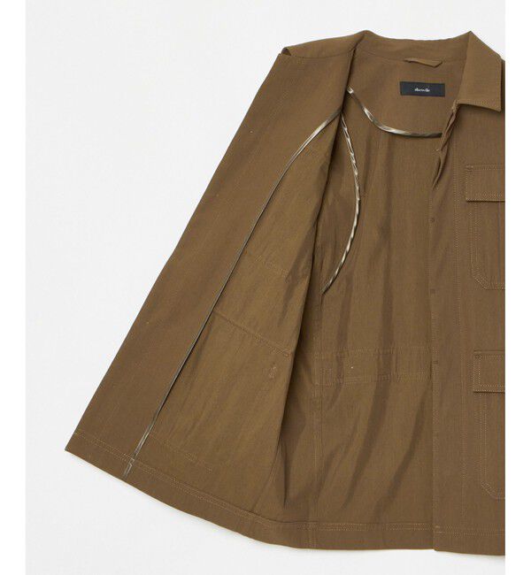 allureville「シャンブレーミリタリーブルゾン」|ブルゾン・スタジャン|