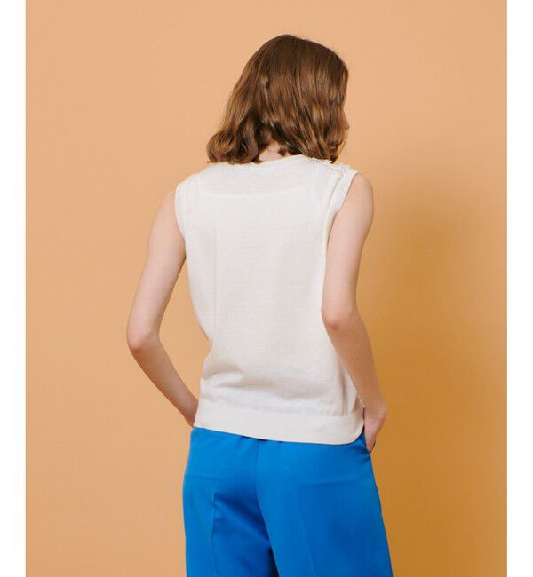 allureville「シアーカットジャガード プルオーバー」|ニット・セーター|