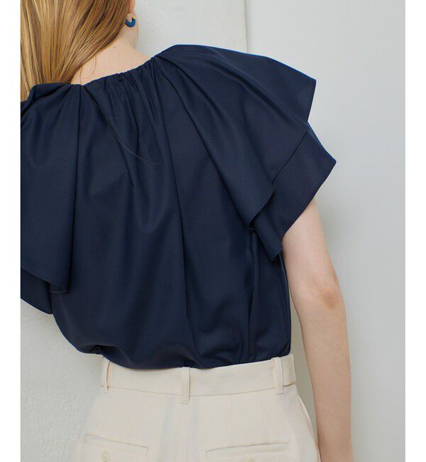 allureville「レイヤーラッフルスリーブブラウス」|シャツ・ブラウス|