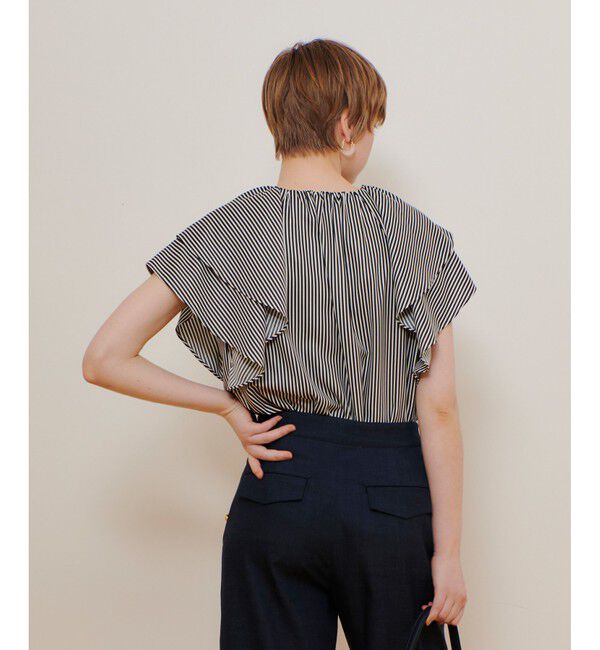 allureville「レイヤーラッフルスリーブブラウス」|シャツ・ブラウス|