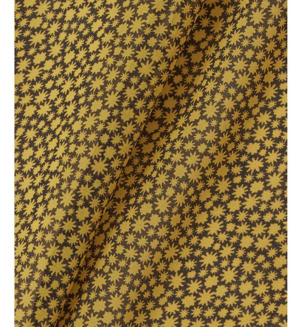 allureville「ルミナスプリントドレープスカート」|タイト|