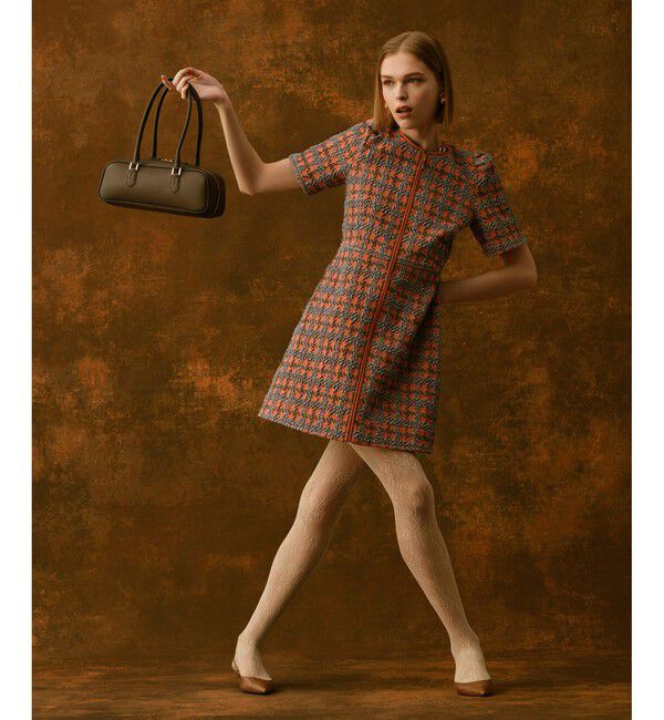 LOULOU WILLOUGHBY「【LOULOU WILLOUGHBY】BUCOLミニワンピース」|ワンピース|ゴールド