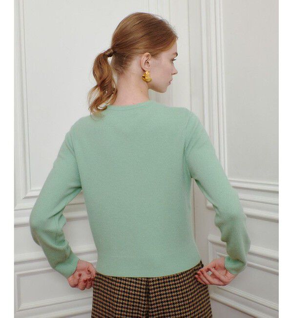 LOULOU WILLOUGHBY「【LOULOU WILLOUGHBY】ビーズフラワーカーディガン」|カーディガン|