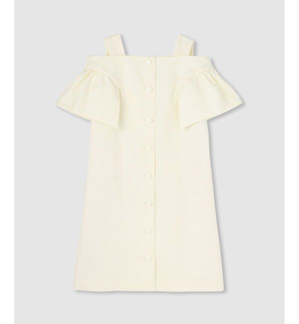 LOULOU WILLOUGHBY「【LOULOU WILLOUGHBY】フラワージャガードミニワンピース」|ワンピース|