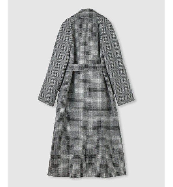 allureville「スプリットラグランロングコート」|ダッフルコート|